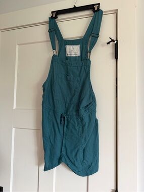 notPERFECTLINEN Linen short overalls